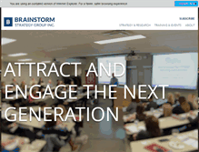 Tablet Screenshot of brainstorm.ca