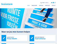 Tablet Screenshot of brainstorm.nl